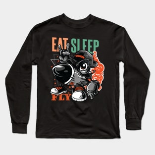 Eat Sleep Fly Long Sleeve T-Shirt